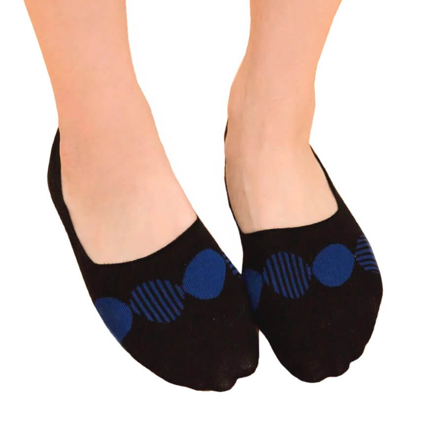 Women Anti-Odor & Bacterial Pattern Footie Socks